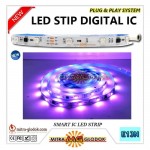 LED Strip Digital IC SMD 5050 Mata Besar | IP 20 + Remote dan Adaptor LED Strip Digital IC SMD 5050 Mata Besar | IP 20 + Remote dan Adaptor